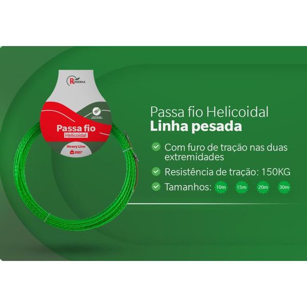 Imagem de Passa Fio Helicoidal Linha Pesada