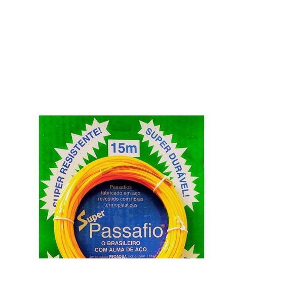 Imagem de Passa Fio Nylon Proaqua Cabo Aco 15  Super 15