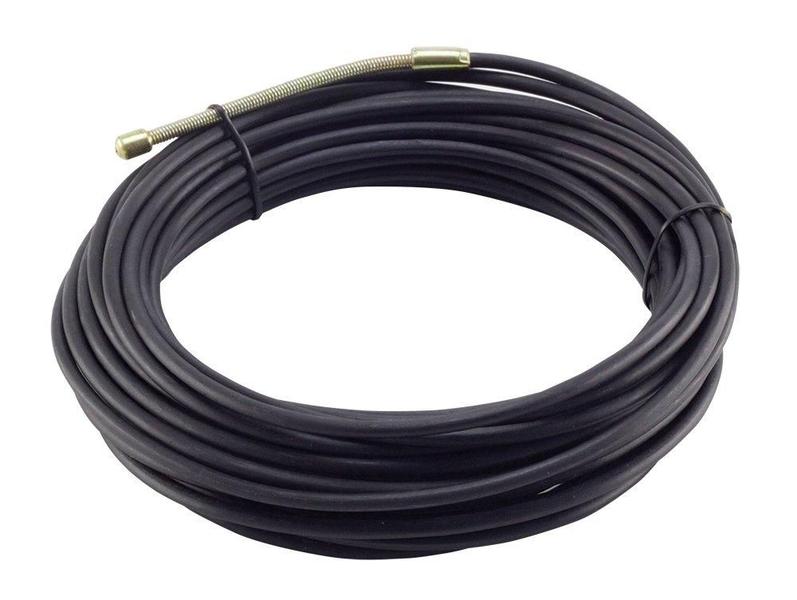 Passa Fio sem Alma de Aço 10 Metros Preto Force Line Imagem de Passa Fio sem Alma de Aço 10 Metros Preto Force Line