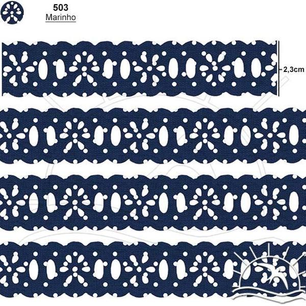 Imagem de Passa Fita Marilda Mod. 02 Margarida 10 Metros - Estampado Bolinhas