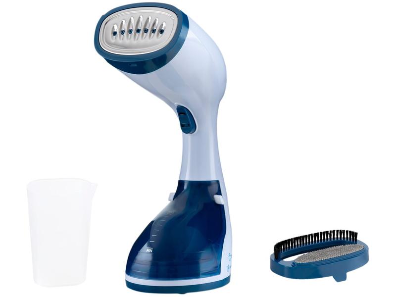 Passadeira a Vapor Mondial Portátil 260ml 1270W - Branco e Azul Fast Steam VP-09 Passadeira a Vapor Mondial Portátil 260ml 1270W - Branco e Azul Fast Steam VP-09