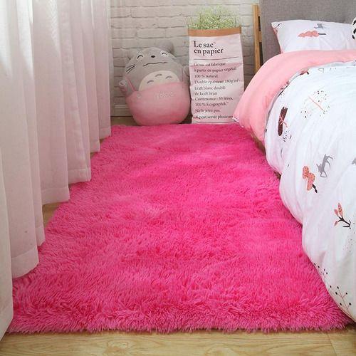 Passadeira Quarto Felpudo Peludo Rosa 60 X 180 Cm - Tapetes Saturs Passadeira Quarto Felpudo Peludo Rosa 60 X 180 Cm - Tapetes Saturs