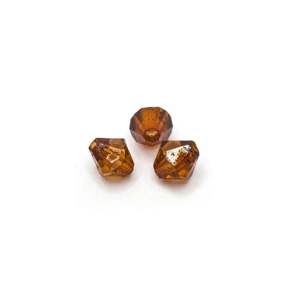 Passante Balão Facetado Acrílico Marrom 5mm 6300pçs 500g - Macall Imagem de Passante Balão Facetado Acrílico Marrom 5mm 6300pçs 500g