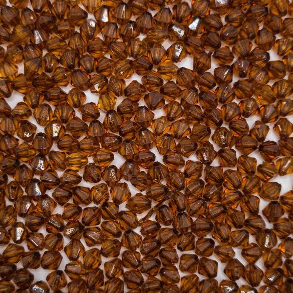 Passante Balão Facetado Acrílico Marrom 5mm 6300pçs 500g - Macall Imagem de Passante Balão Facetado Acrílico Marrom 5mm 6300pçs 500g