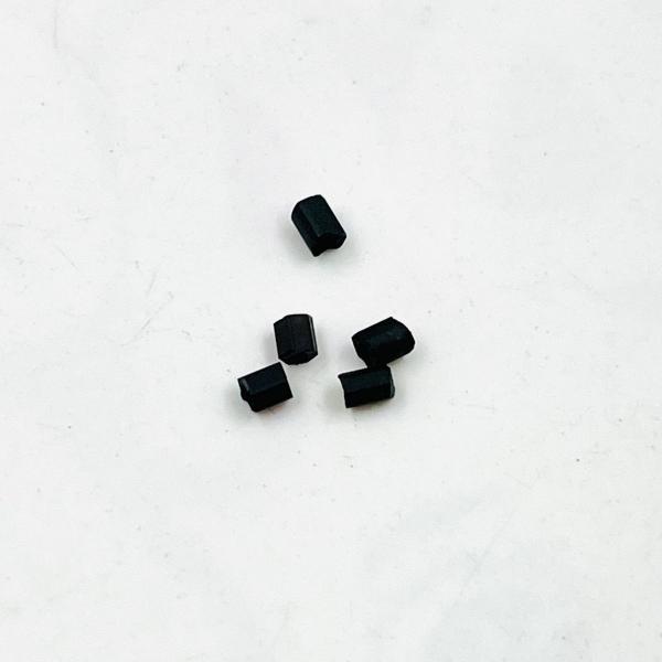 Imagem de Passante Vidrilho 2mm Tubo Preto Metálico 4000pçs 50g Arte