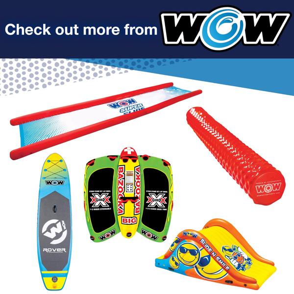 Imagem de Passarela inflável WOW Sports World of Watersports 6 x 6 pés azul