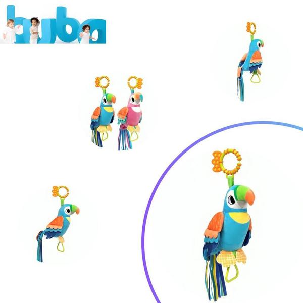 Pássaro De Atividades Pelúcia Papagaio Didi 18047 - Buba Imagem de Pássaro De Atividades Pelúcia Papagaio Didi 18047 - Buba