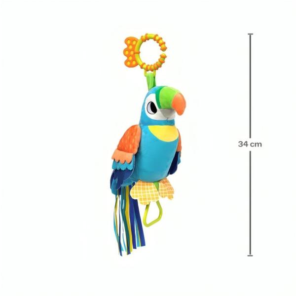 Pássaro De Atividades Pelúcia Papagaio Didi 18047 - Buba Imagem de Pássaro De Atividades Pelúcia Papagaio Didi 18047 - Buba