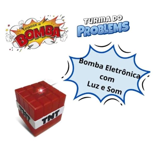 Imagem de Passe a Bomba Turma do Problems Jogo de Cartas Tabuleiro Mesa Algazarra 3.03.1272