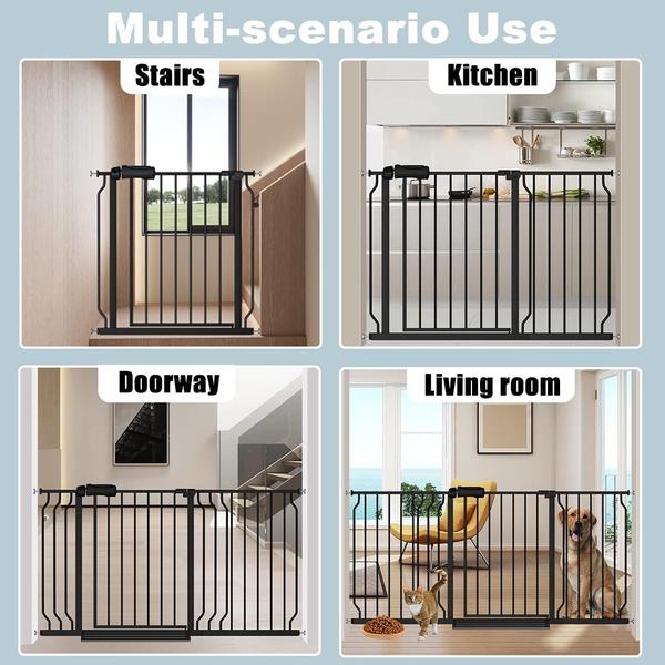 Imagem de Passeio extra largo Baby Gate Flower Frail de 170 a 181,5 cm