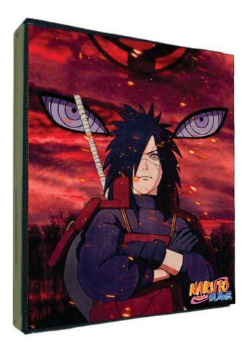 Imagem de Pasta Álbum Fichário Madara Naruto Porta 180 Cartas Cards