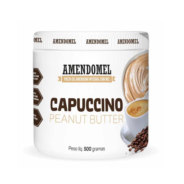 Imagem de Pasta Amendoim Integral Mel Sabor Capuccino 500G Amendomel