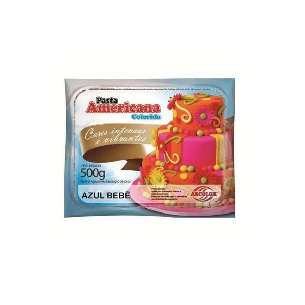 Imagem de Pasta americana colorida arcolor 500g