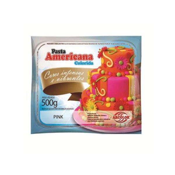 Imagem de Pasta americana colorida arcolor 500g