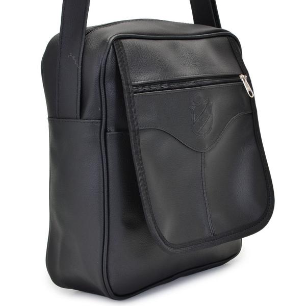 Imagem de pasta carteira masculina - Bolsa Masculina Capanga Shoulder Bag - Bolsa transversal em sintético automotivo