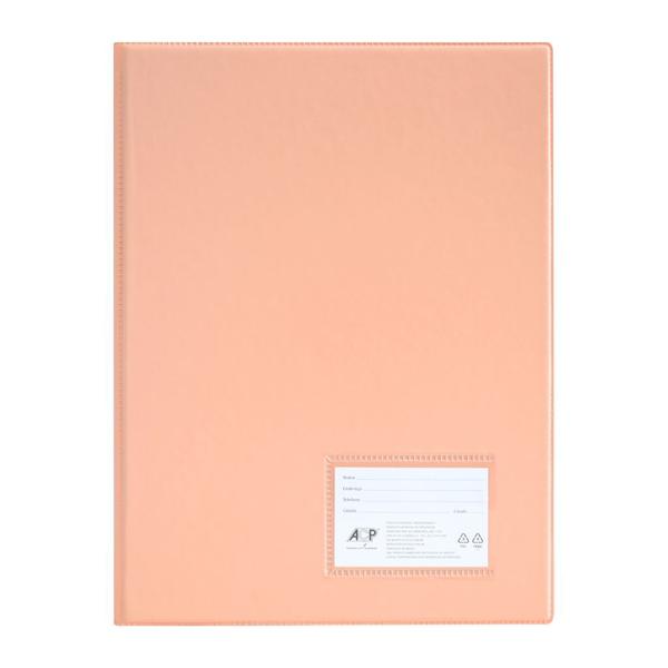 Imagem de Pasta Catalogo Ofício Com 20 Envelopes Coral Pastel ACP