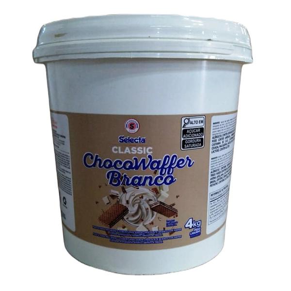 Imagem de Pasta Chocowaffer Branco Selecta Classic 4kg