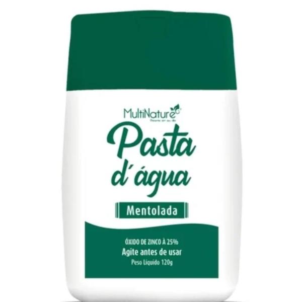 Imagem de Pasta D'água Multinature frasco com 120g de pasta de uso dermatológico, mentolada