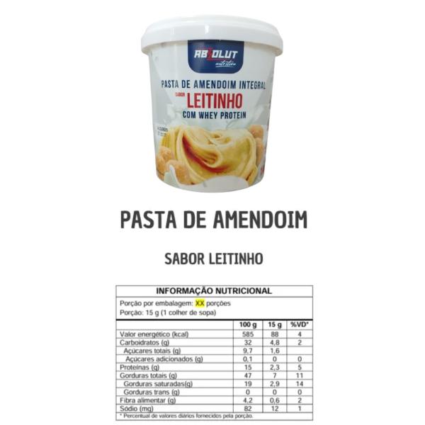 Imagem de Pasta de Amendoim 1,005kg - Absolut Nutrition