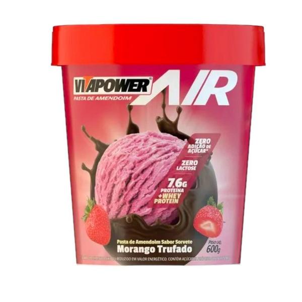 Imagem de Pasta de Amendoim AIR (600g) - Vita Power