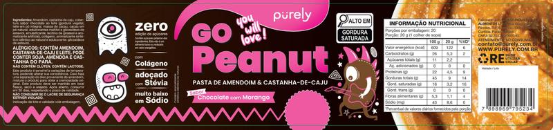 Imagem de Pasta De Amendoim & Castanha-De-Caju - Go Peanut - Chocolate & Morango