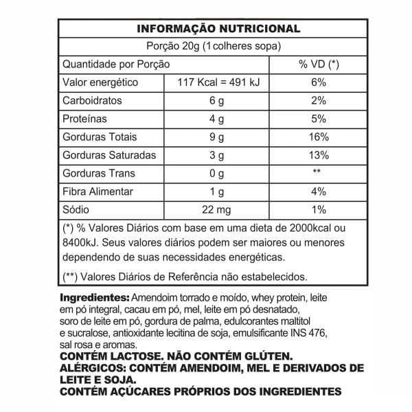 Imagem de Pasta De Amendoim Chocolate Belga + Whey Com Lascas De Chocolate Branco 1,010kg Amendomel