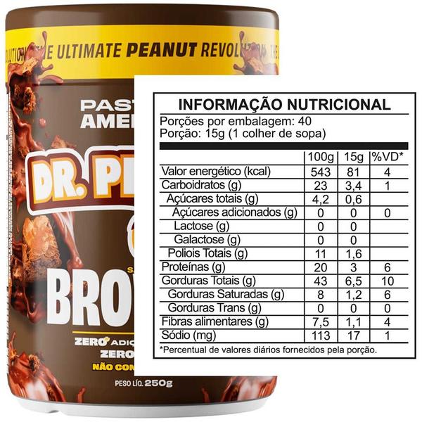 Imagem de Pasta de Amendoim Com Whey Protein - Zero Lactose - (250g) - Dr Peanut