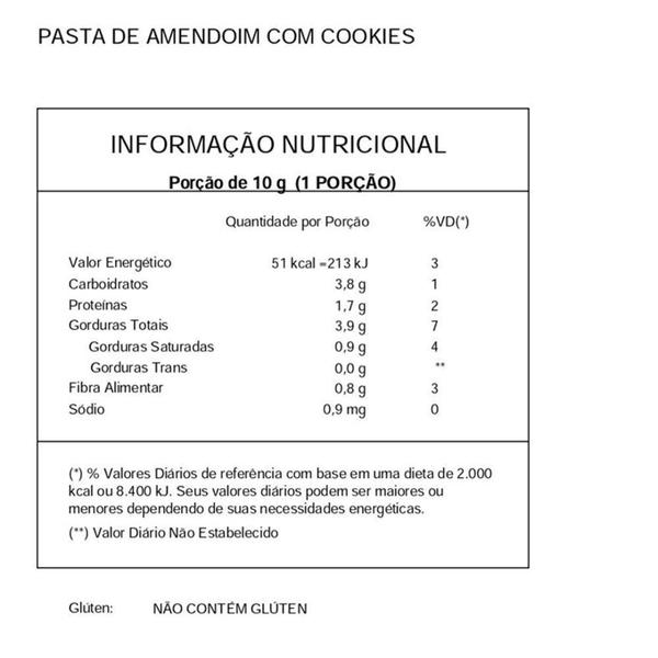 Imagem de Pasta de Amendoim Cookies Cream (450g) - La Ganexa