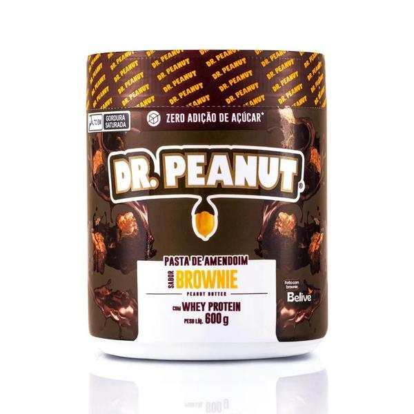 Imagem de Pasta de amendoim dr. peanut 600g - brownie