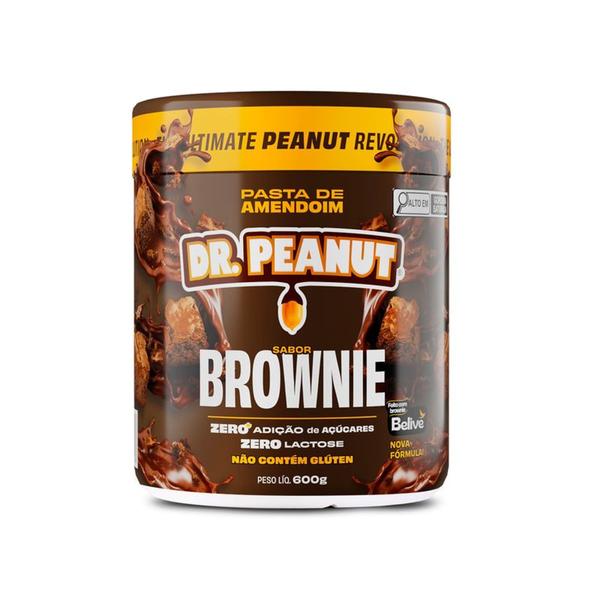 Imagem de Pasta De Amendoim  Dr. Peanut - 600g - Brownie