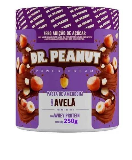 Imagem de Pasta de amendoim dr peanut avelã com whey protein 250g - mini