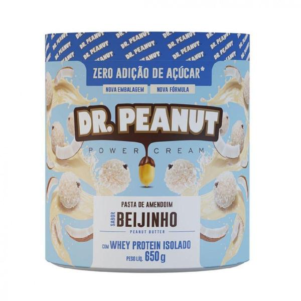 Imagem de Pasta de amendoim dr peanut - beijinho - pote 650g