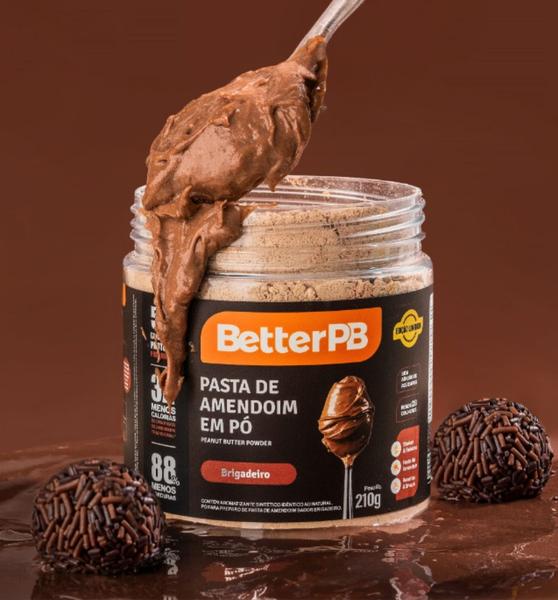 Imagem de Pasta de amendoim em pó sabor brigadeiro bpb 210g