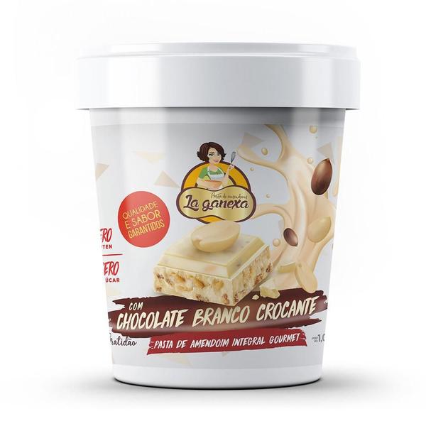 Imagem de Pasta de Amendoim Gourmet Chocolate Branco 1kg