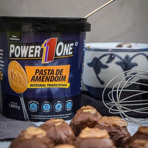 Imagem de PASTA DE AMENDOIM INTEGRAL 2x 1KG - power1one