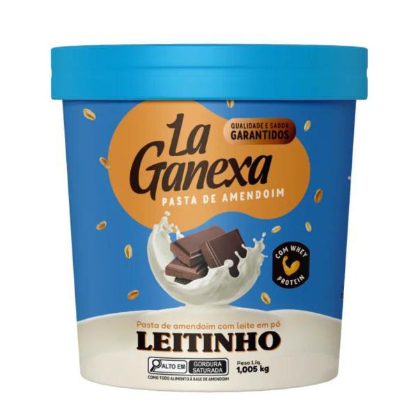 Pasta de Amendoim La Ganexa com Whey Protein Pote 1Kg Imagem de Pasta de Amendoim La Ganexa com Whey Protein Pote 1Kg