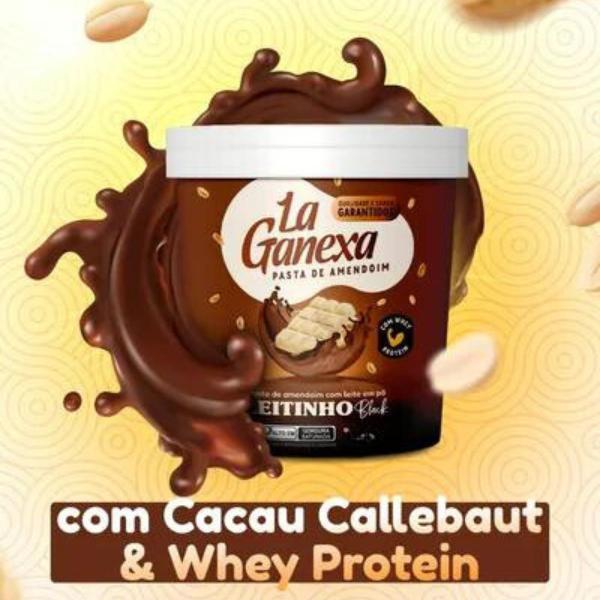 Pasta de Amendoim La Ganexa com Whey Protein Pote 1Kg Imagem de Pasta de Amendoim La Ganexa com Whey Protein Pote 1Kg