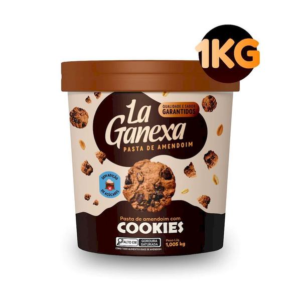 Imagem de Pasta de Amendoim La Ganexa Cookies Cream 1kg