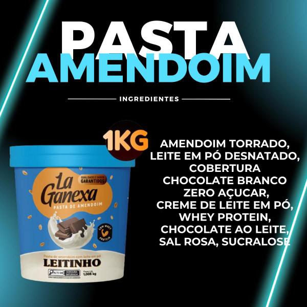 Imagem de Pasta de Amendoim Leitinho La Ganexa 1kg