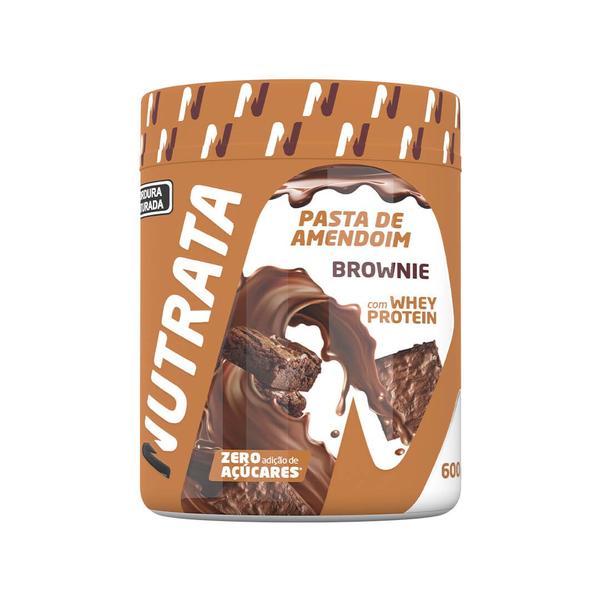 Imagem de Pasta de amendoim nutrata 600g brownie