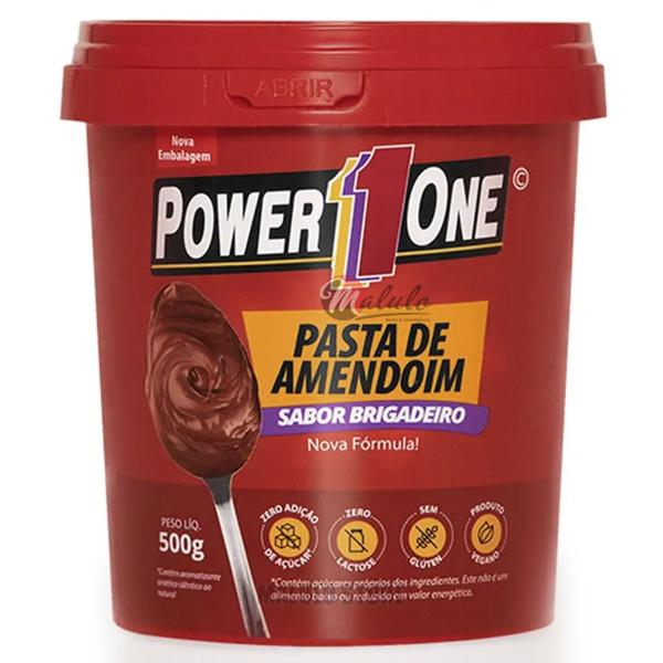 Imagem de Pasta de Amendoim Power One Brigadeiro 500g