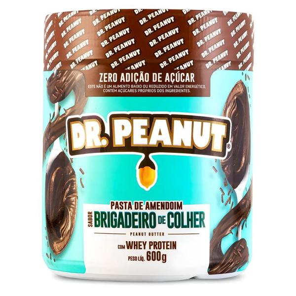 Imagem de Pasta De Amendoim Sabor Brigadeiro de Colher 600g - Dr. Peanut