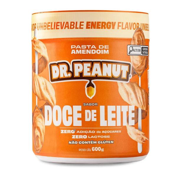 Imagem de Pasta De Amendoim Sabor Doce de Leite 600g - Dr. Peanut