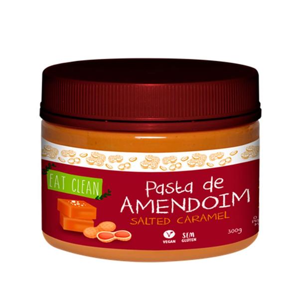 Imagem de Pasta de Amendoim Salted Caramel Vegana Sem Glúten Eat Clean 300g