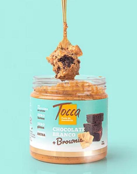 Imagem de Pasta de Amendoim Tocca - Chocolate Branco + Brownie 430g