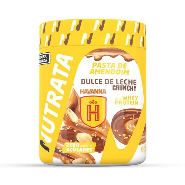 Imagem de Pasta de amendoim whey dulce de leche crunchy havanna 600g