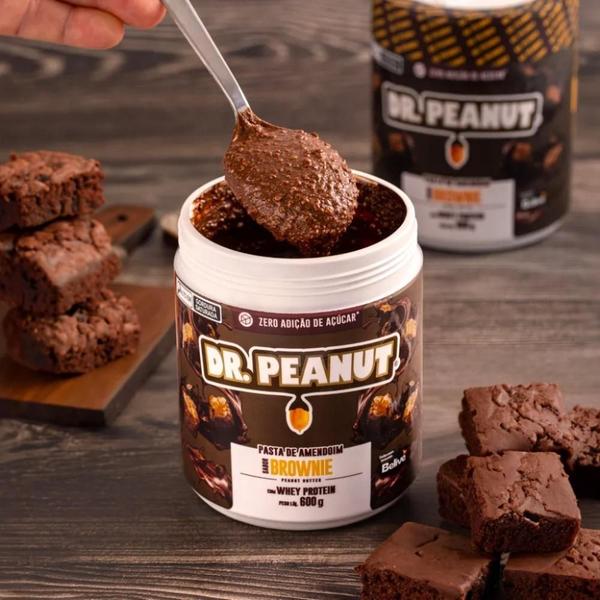 Imagem de Pasta De Amendoim Whey Protein Sabor Brownie 600g