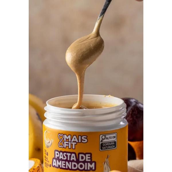 Imagem de Pasta de amendoim zero açúcar zero lactose 500g mais fit todos os sabores