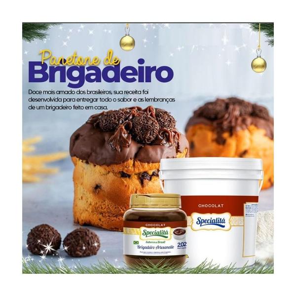 Pasta de Brigadeiro Artesanalle 2,020 Kg - Specialitá Imagem de Pasta de Brigadeiro Artesanalle 2,020 Kg