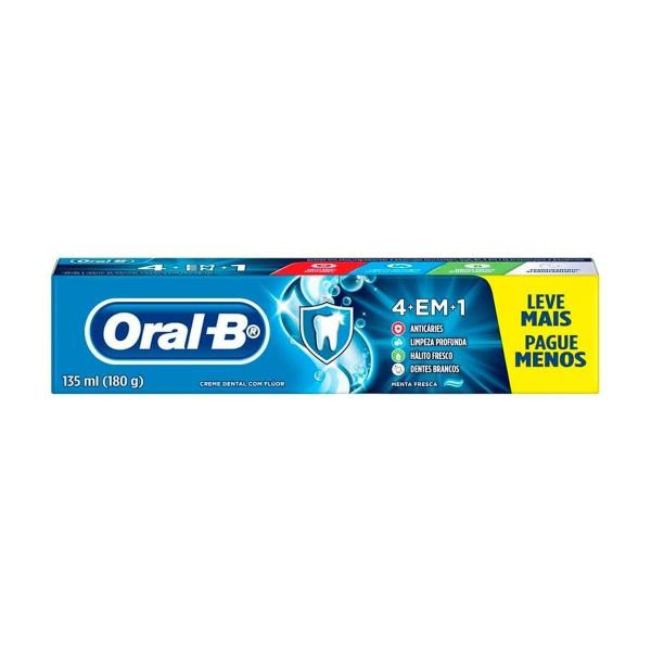 Imagem de Pasta De Dente Oral-B 4 Em 1 Menta Fresca 180G Oral-B